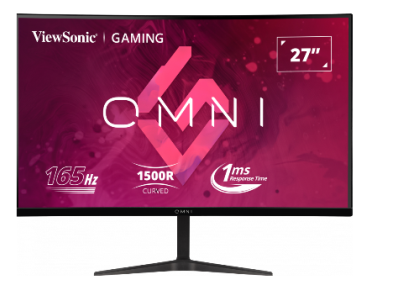 ViewSonic 27\" OMNI Curved 2K 1ms 165Hz Gaming Monitor  VX2718